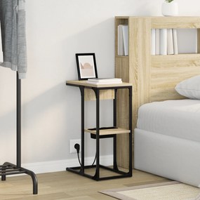 vidaXL Κομοδίνο Sonoma Oak 41.5 x 26 x 60.5 εκ Επεξεργασμένο ξύλο