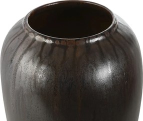 Βάζο Home ESPRIT Σκούρο καφέ Κεραμικά 16 x 16 x 31 cm