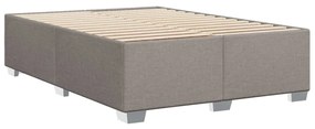 ΚΡΕΒΑΤΙ BOXSPRING ΜΕ ΣΤΡΩΜΑ TAUPE 140X190 ΕΚ. ΥΦΑΣΜΑΤΙΝΟ 3288180