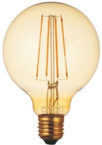 Λαμπτήρας Led Filament Amber Dimmable G95-4 E27  2,5w 2000K 200lm Ø95xH135mm Enjoy EL822113