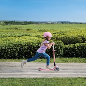 Globber Scooter Primo Foldable Lights Pastel Pink