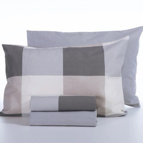 Σεντόνια Μονά (Σετ) Nef-Nef Homeware Casual Check Grey