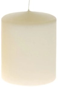 Κερί Κύλινδρος 36964 8x10cm Cream Paraffin