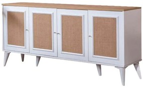 Μπουφές Mount 277WLN1121 180x41x80cm White-Oak Mdf