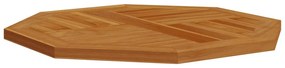 vidaXL Επιφάνεια Τραπεζιού Οκτάγωνη 60x60x2,5 εκ. Μασίφ Ξύλο Teak