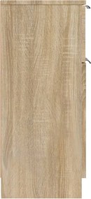 vidaXL Ντουλάπι Sonoma Δρυς 30 x 30 x 70 εκ. από Επεξεργασμένο Ξύλο