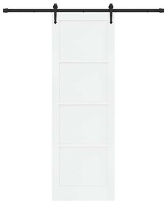 vidaXL Συρόμενη Πόρτα Άλλο ORKDAL Λευκό και μαύρο 78 x 232 cm