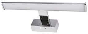 Adeleq Φωτιστικό LED Λουτρού Αλουμινίου PC 40cm 8W IP44 4000K Με Βάση Χρώμιο 3-4000816
