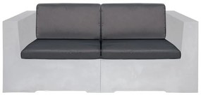 CONCRETE Set Μαξιλάρια Καναπέ Γκρι Ύφασμα Water Repellent 4 Tεμάχια  Καθ:67x66x8 -Πλάτ:67x15/8x30cm Ε6200,Μ2