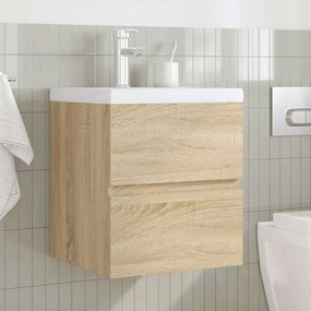 vidaXL Σετ Επίπλων Μπάνιου 2 Τεμαχίων Sonoma Δρυς Επεξεργασμένο Ξύλο