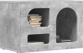 vidaXL Ντουλάπι TV ELST 60 x 35 x 40 εκ. Σκυρόδεμα Γκρι