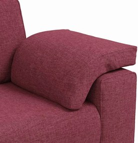 vidaXL Διθέσιος καναπές Κόκκινο 160 cm ύφασμα