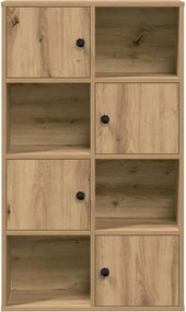 vidaXL Βιβλιοθήκη Αρτισιανή Δρυς 60x24x101,5 εκ. Επεξ. Ξύλο