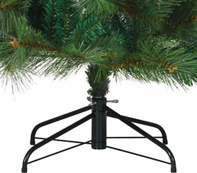 vidaXL Τεχνητό Χριστουγεννιάτικο Δέντρο με Άξονα Πράσινο 180 cm