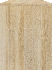 vidaXL Σκαμπό Μπουντουάρ Sonoma δρυς 70 x 35 x 45 εκ. Επεξ. Ξύλο