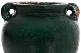 Διακοσμητικό Βάζο Τερακότα Μαύρο Φ24Χ23Y εκ.