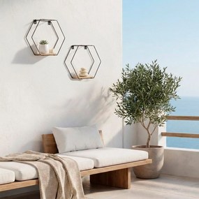 Ράφια Max Home Σίδερο Ξύλο MDF 30 X 27 X 10 CM (x6)