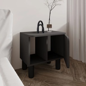 Κομοδίνο Ανθρακί OFOR 50x30x48.6