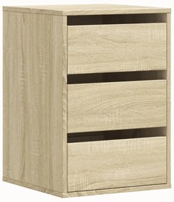 vidaXL Συρταριέρα Sonoma Δρυς 40x41x58 εκ. από Επεξεργ. Ξύλο