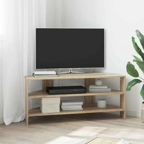 vidaXL ΓωνιακήΒάσηΤηλεόρασης Δρύς Sonoma 102x40,5x45εκ