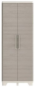 Keter Ντουλάπα Αποθήκευσης Πολυχρηστική Wood Grain Κρεμ/Taupe 182 εκ.