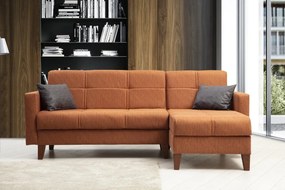 Stewehome Γωνιακός Καναπές Σχήμα L με Αποθήκευση 216x130x86 cm