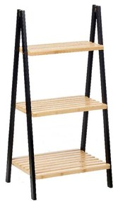 Ράφια Μπάνιου Berilo Μαύρο Φυσικό 40,3 x 81,5 x 30 cm