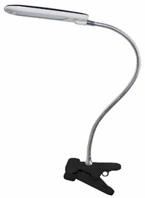 Πορτατίφ LED Με Κλιπ Aca Baz 15205LEDBKC Black
