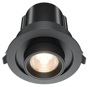 Χωνευτό Σποτ Φωτιστικό Οροφής LED 10W Μαύρο Αναδιπλούμενο Hidden DL095-01-10W3K-B Maytoni DL095-01-10W3K-B Μαύρο