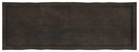 vidaXL Επιφ Τραπεζιού Αν Καφέ 140x50x(2-6)εκ.Ακατέργ. Μασίφ Ξύλο Δρυός