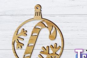 Intra απο ξύλο plywood 3mm-4mm πάχος Χριστουγεννιάτικο στολίδι Δίασταση 8x8 cm INTRAFABR-36318539