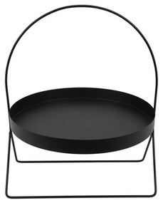 Δίσκος Στρογγυλός Σε Stant 013.819254 Φ30x36cm Black Metal