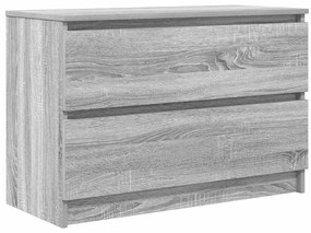 vidaXL Έπιπλο Τηλεόρασης Γκρι Sonoma 80x35x54 εκ. από Επεξεργ. Ξύλο