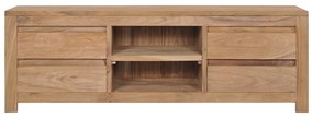 vidaXL Έπιπλο Τηλεόρασης 115x30x40 εκ. από Μασίφ Ξύλο Teak