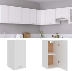 vidaXL Κρεμαστό Ντουλάπι "Lyon" Λευκό 29,5x31x60 εκ. από Τεχνητό Ξύλο