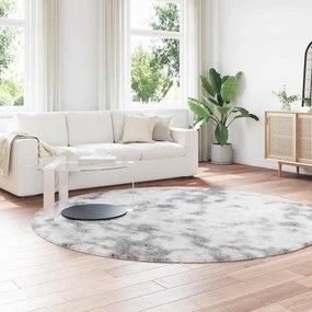 vidaXL Χαλί Shaggy με Ψηλό Πέλος NAVARRA Ασημί Γκρι 240x240 εκ.