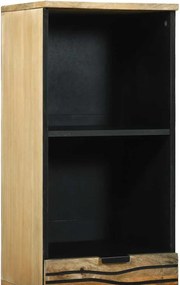 vidaXL Ντουλάπι Μπάνιου Φυσικό 38 x 33 x 160 εκ Επεξεργασμένο Ξύλο