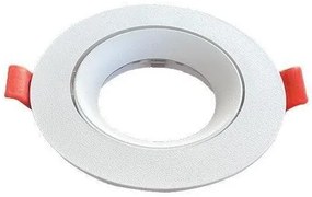 Φωτιστικό Σποτ Χωνευτό Σταθερό GU10 IP20 Redo Eurolamp-147-52530-Λευκό 147-52530
