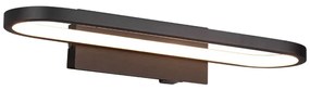 Φωτιστικό Τοίχου - Απλίκα Gianni 283770132 17W Led 40x17,5x14,8cm Black Mat Trio Lighting Metal