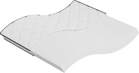 vidaXL Στρώμα Αφρού Medium Soft 200x200 εκ.