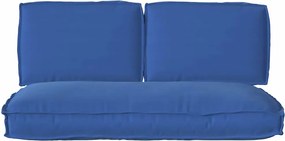 vidaXL Σετ μαξιλαριών 3 pcs Βασιλικό Μπλε Ύφασμα Όξφορντ