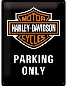 Μεταλλική πινακίδα Harley Davidson - Parking Only