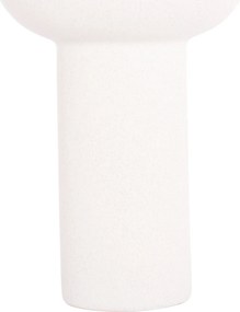 ΕΠΙΤΡΑΠΕΖΙΟ ΚΕΡΑΜΙΚΟ ΔΙΑΚΟΣΜΗΤΙΚΟ ELENDIL HM4602.01 ΥΠΟΛΕΥΚΟ ΚΡΥΣΤΑΛΛΙΚΟ Φ23x32Υ εκ.