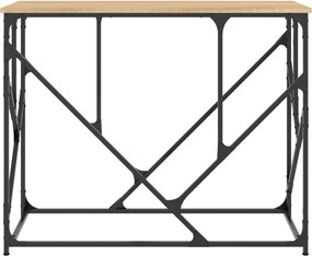 vidaXL Τραπέζι Κονσόλα Sonoma Δρυς 100x40x80 εκ. Επεξεργασμένο Ξύλο
