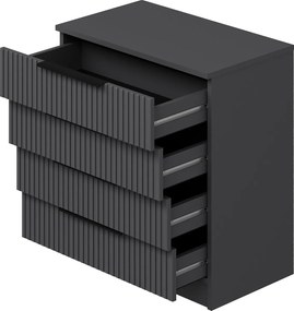 Συρταριέρα Ανθρακί KALE 72x42x77