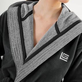 Μπουρνούζι Guy Laroche Monogram Black