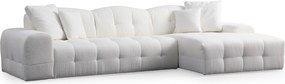 Corner Sofa Pescara Corner Right (L2-Chl) - White White
