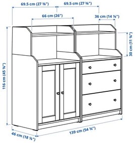 HAUGA σύνθεση αποθήκευσης 993.886.34