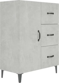 vidaXL Ντουλάπι Γκρι Σκυροδέματος 69,5x34x90 εκ. Επεξεργασμένο Ξύλο