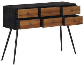 vidaXL Τραπέζι Κονσόλα με Συρτάρια 116x30x76εκ Μασίφ Ανακυκλωμένο Teak